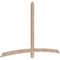 Ekena Millwork Bellingham Smooth Timber Gable Bracket, Douglas Fir, 84"W x 53"H x 1 1/2"D x 3 1/2"F, 15/12 Pitch GBW084X53X0204BEL00SDF - alternate 4